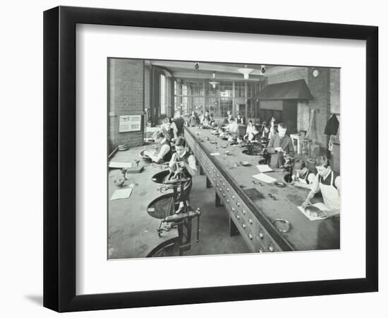 The Silversmiths Room, Central School of Arts and Crafts, Camden, London, 1911-null-Framed Photographic Print