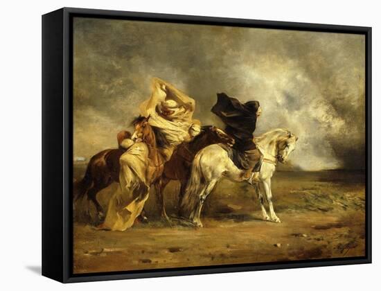 The Simoom; Le Simoom-Eugene Fromentin-Framed Stretched Canvas