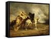 The Simoom-Eugene Fromentin-Framed Stretched Canvas