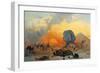 The Simoun Wind in the Desert, 1844-Ippolito Caffi-Framed Giclee Print