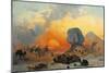 The Simoun Wind in the Desert, 1844-Ippolito Caffi-Mounted Giclee Print