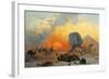 The Simoun Wind in the Desert, 1844-Ippolito Caffi-Framed Giclee Print