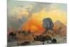 The Simoun Wind in the Desert, 1844-Ippolito Caffi-Mounted Giclee Print