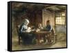 The Simple Meal-Bernardus Johannes Blommers-Framed Stretched Canvas
