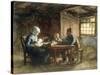 The Simple Meal-Bernardus Johannes Blommers-Stretched Canvas