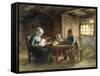 The Simple Meal-Bernardus Johannes Blommers-Framed Stretched Canvas