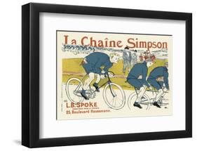 The Simpson Bicycle Chain-Henri de Toulouse-Lautrec-Framed Premium Giclee Print