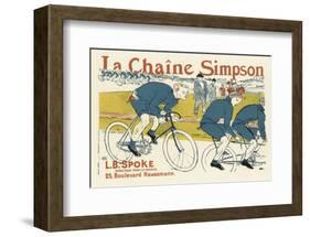 The Simpson Bicycle Chain-Henri de Toulouse-Lautrec-Framed Premium Giclee Print