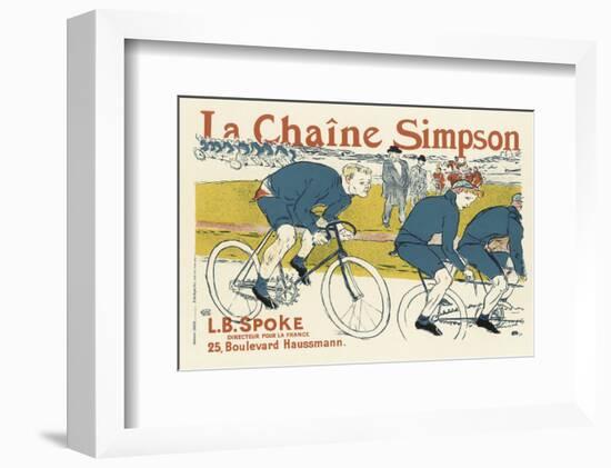 The Simpson Bicycle Chain-Henri de Toulouse-Lautrec-Framed Premium Giclee Print