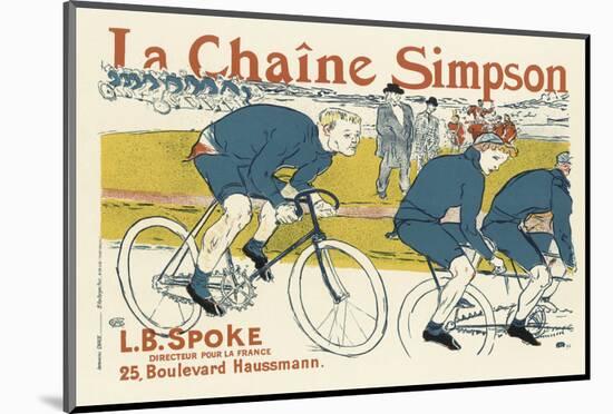 The Simpson Bicycle Chain-Henri de Toulouse-Lautrec-Mounted Premium Giclee Print