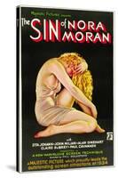 THE SIN OF NORA MORAN, poster art, 1933-null-Stretched Canvas