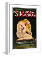 THE SIN OF NORA MORAN, poster art, 1933-null-Framed Art Print