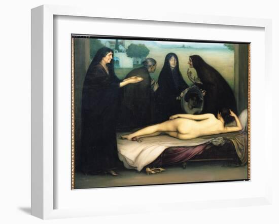 The Sin-Julio Romero de Torres-Framed Giclee Print