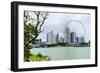 The Singapore Flyer Ferris Wheel, Marina Bay, Singapore, Southeast Asia, Asia-Fraser Hall-Framed Photographic Print
