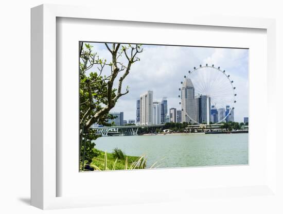 The Singapore Flyer Ferris Wheel, Marina Bay, Singapore, Southeast Asia, Asia-Fraser Hall-Framed Photographic Print