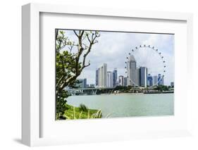 The Singapore Flyer Ferris Wheel, Marina Bay, Singapore, Southeast Asia, Asia-Fraser Hall-Framed Photographic Print