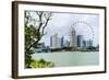 The Singapore Flyer Ferris Wheel, Marina Bay, Singapore, Southeast Asia, Asia-Fraser Hall-Framed Photographic Print