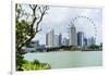 The Singapore Flyer Ferris Wheel, Marina Bay, Singapore, Southeast Asia, Asia-Fraser Hall-Framed Premium Photographic Print