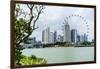 The Singapore Flyer Ferris Wheel, Marina Bay, Singapore, Southeast Asia, Asia-Fraser Hall-Framed Premium Photographic Print