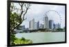 The Singapore Flyer Ferris Wheel, Marina Bay, Singapore, Southeast Asia, Asia-Fraser Hall-Framed Premium Photographic Print