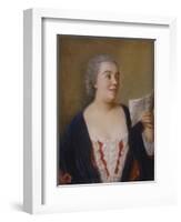 The Singer, 1736-Jean-Etienne Liotard-Framed Giclee Print