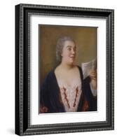 The Singer, 1736-Jean-Etienne Liotard-Framed Giclee Print