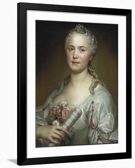 The Singer Caterina Regina Mingotti, C. 1750-Anton Raphael Mengs-Framed Giclee Print