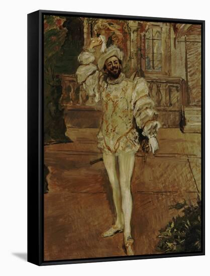 The Singer D'Andrade as Don Juan (Or: the Champagne Song), 1902-Max Slevogt-Framed Stretched Canvas