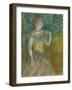 The Singer in Green, c.1884-Edgar Degas-Framed Giclee Print