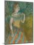 The Singer in Green, c.1884-Edgar Degas-Mounted Giclee Print