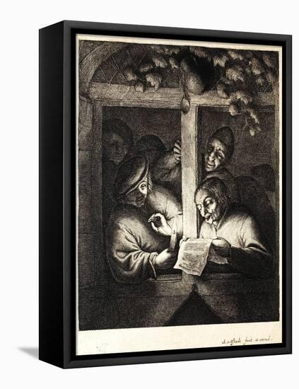 The Singers (Rhetoricians), C.1667-Adriaen Jansz. Van Ostade-Framed Stretched Canvas