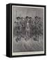 The Singers, the Band of a Russian Cavalry Regiment-Paul Frenzeny-Framed Stretched Canvas