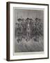 The Singers, the Band of a Russian Cavalry Regiment-Paul Frenzeny-Framed Giclee Print