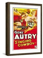 THE SINGING COWBOY, Gene Autry, 1936-null-Framed Art Print