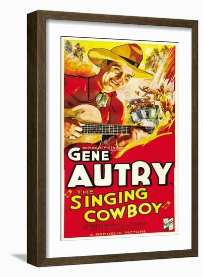 THE SINGING COWBOY, Gene Autry, 1936-null-Framed Art Print