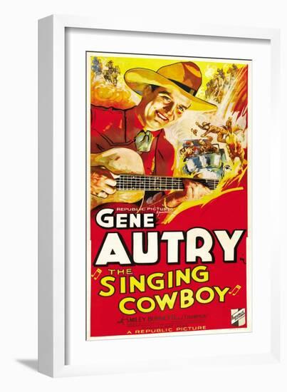 THE SINGING COWBOY, Gene Autry, 1936-null-Framed Art Print