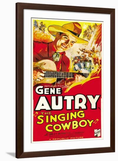 THE SINGING COWBOY, Gene Autry, 1936-null-Framed Art Print