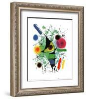 The Singing Fish-Joan Miro-Framed Art Print