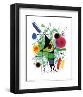 The Singing Fish-Joan Miro-Framed Art Print