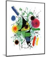 The Singing Fish-Joan Miro-Mounted Art Print