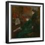 The Singing Lesson (The Teacher, Mlle. Dihau, with Mmr. Faveraud), 1898-Henri de Toulouse-Lautrec-Framed Giclee Print