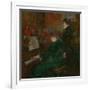 The Singing Lesson (The Teacher, Mlle. Dihau, with Mmr. Faveraud), 1898-Henri de Toulouse-Lautrec-Framed Giclee Print