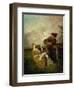 The Singing Lesson-Jean Antoine Watteau-Framed Giclee Print