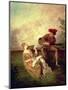 The Singing Lesson-Jean Antoine Watteau-Mounted Giclee Print