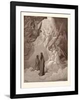 The Singing of the Blessed in the Sixth Heaven-Gustave Dore-Framed Giclee Print