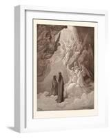 The Singing of the Blessed in the Sixth Heaven-Gustave Dore-Framed Giclee Print