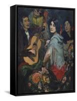 The Singing Woman, or La Juerga, C. 1905-Gonzalo Bilbao Y Martinez-Framed Stretched Canvas