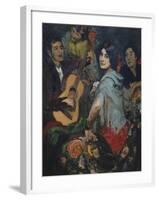 The Singing Woman, or La Juerga, C. 1905-Gonzalo Bilbao Y Martinez-Framed Giclee Print