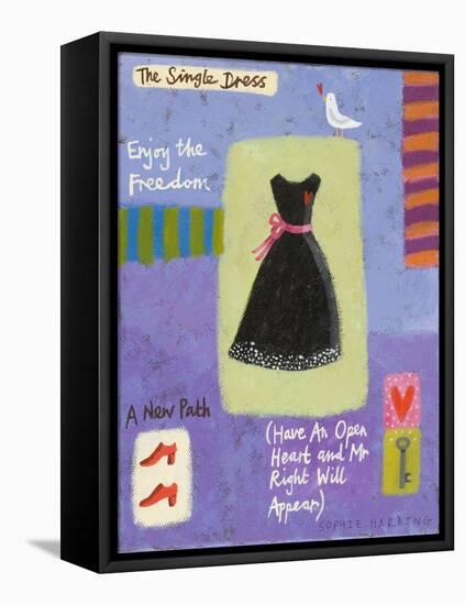 The Single Dress-Sophie Harding-Framed Stretched Canvas