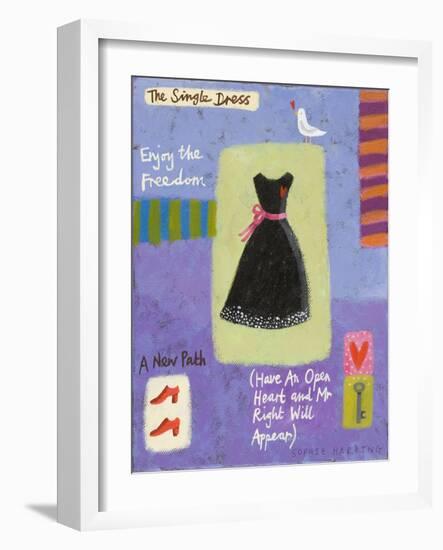 The Single Dress-Sophie Harding-Framed Giclee Print